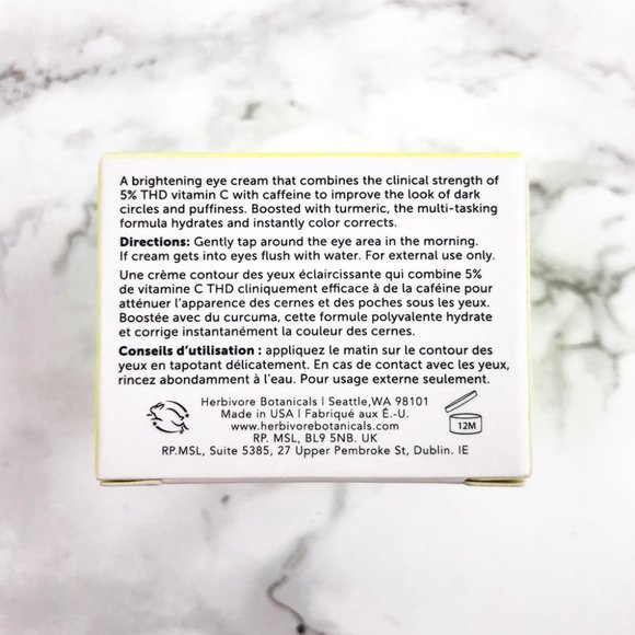 NIB Super Nova Brightening Eye Cream - Herbivore Botanicals - Picture 9 of 12